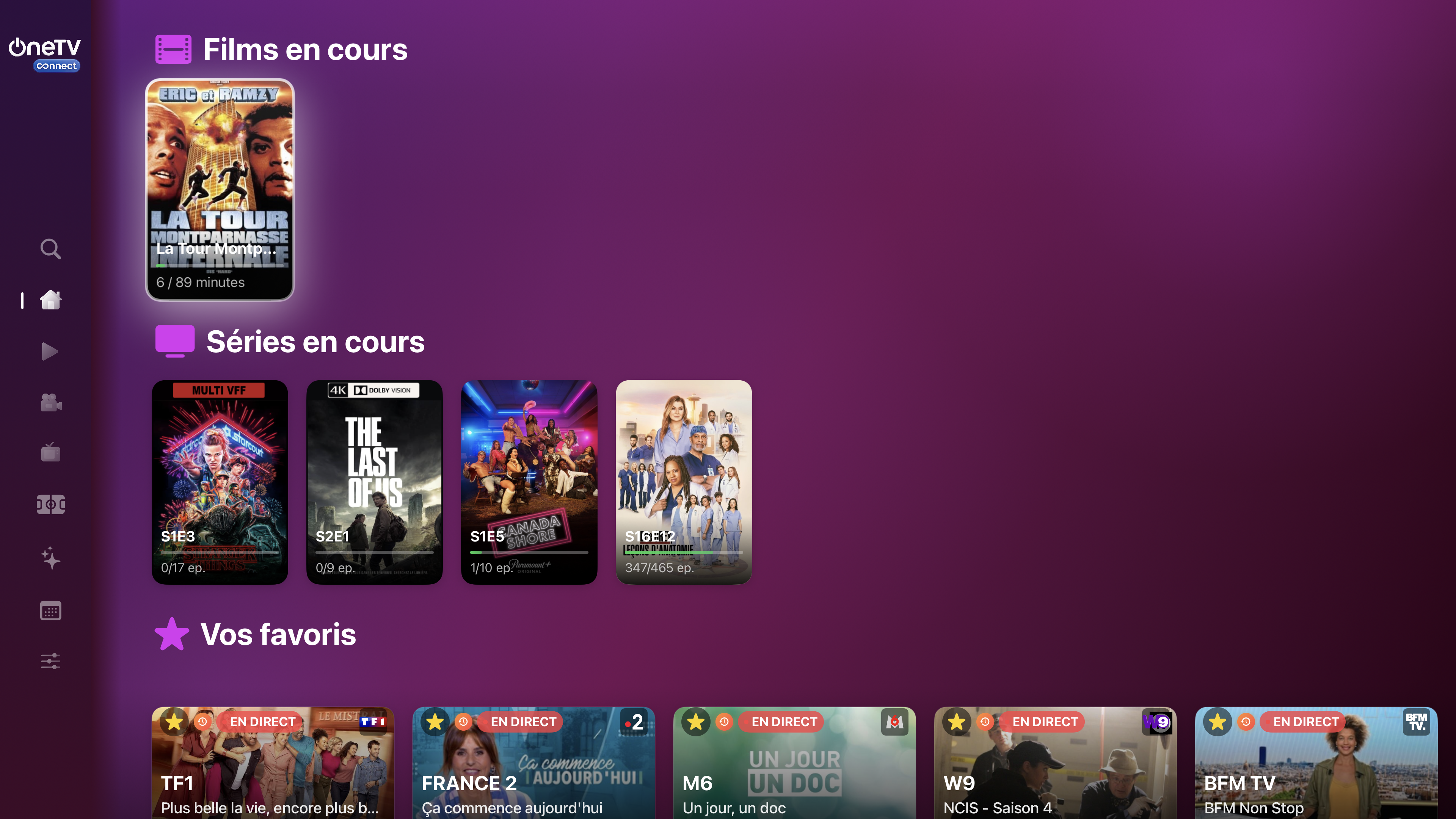 OneTV Connect on Apple TV